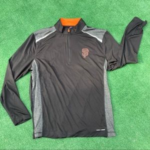 San Francisco Giants MLB Majestic 1/4 Zip Coolbase Pullover